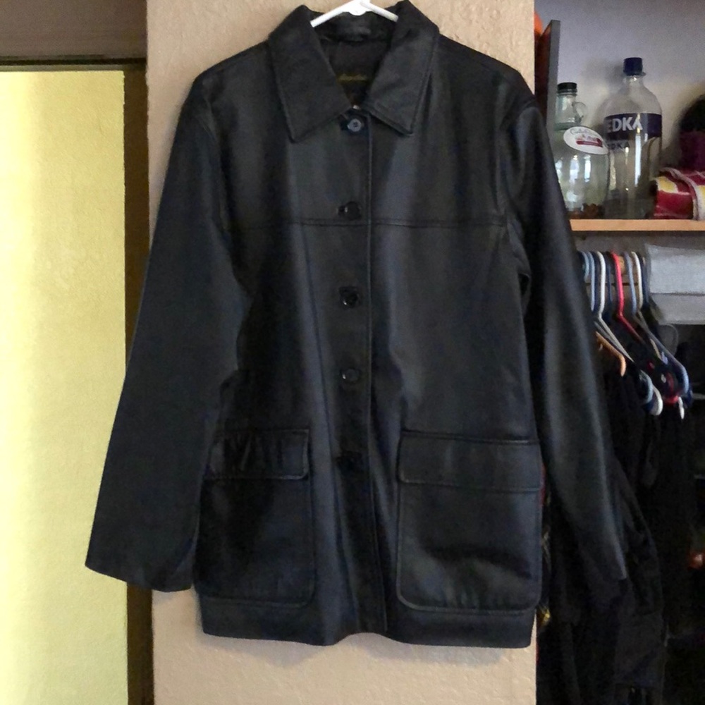 100% genuine leather jacket